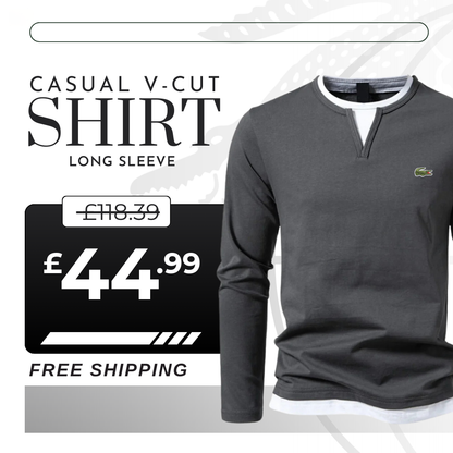 Lacoste Long-Sleeve Knit Pullover